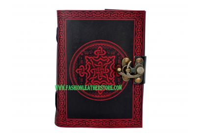 Shadow Celtic Trade Handmade Celtic Quaternary Knot Leather Journal Notebook Diary New
